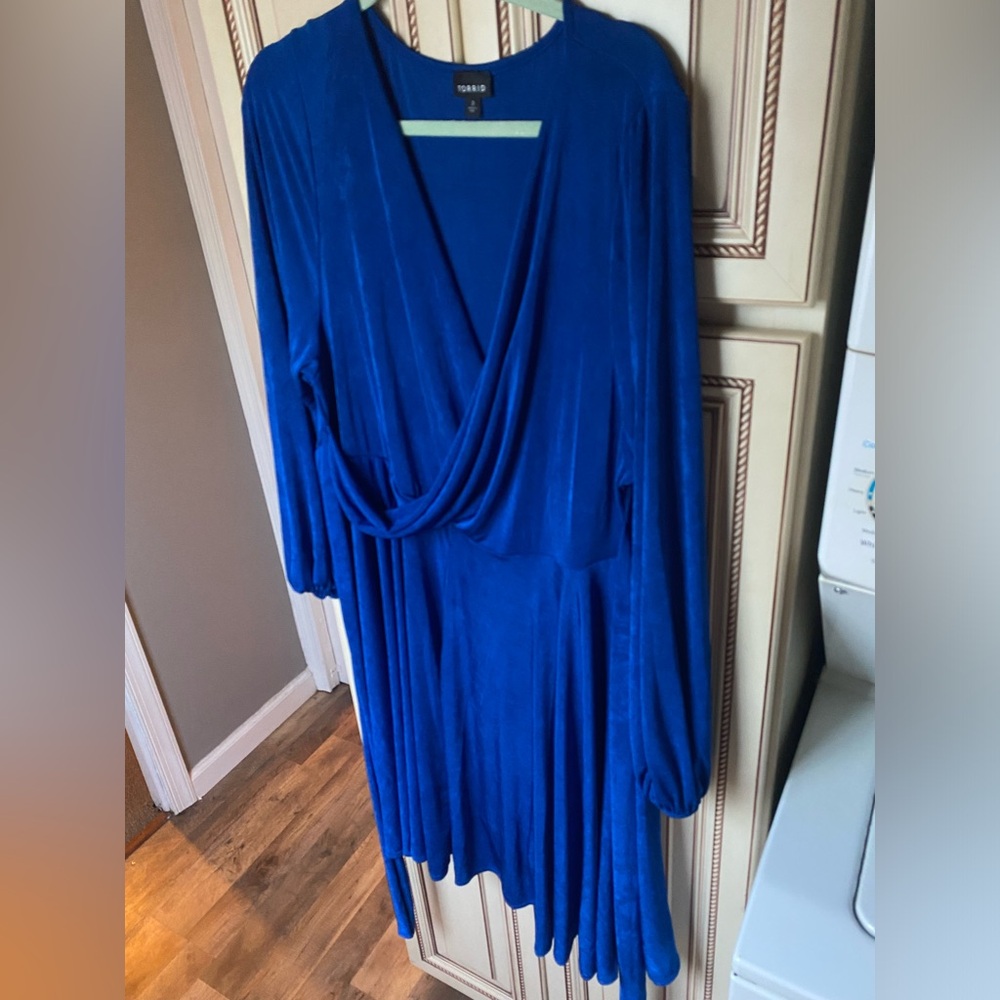 Torrid 3x Royal blue Skater Dress - women’s plus size